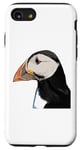 iPhone SE (2020) / 7 / 8 Puffin Auks Seabird Lunde alken Wildlife Animal Illustration Case