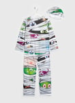 Tu White Eyeball Print Mummy Costume 2-3 years Years