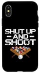 iPhone X/XS Billiards Pool Player Ball Vintage Shut Up And Shoot Case