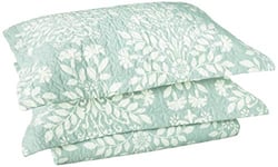 Laura Ashley Home Rowland Collection Parure de lit 3 pièces de luxe ultra douce et confortable pour toutes les saisons Bleu