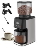 Burr Coffee Grinder Electric, 51 Precise Conical Grind Settings Coffee Bean Grinder with LCD Screen and Precise Digital Timer for Espresso, Drip, Pour Over, Cold Brew, French Press, Easy to Clean