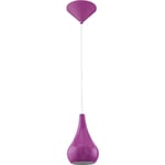 Suspension pendule salon plafonnier violet télécommande dans un ensemble comprenant des ampoules led rvb