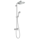 Colonne de douche mécanique HANSGROHE Croma Select S 280 chromé + tablette AddStoris