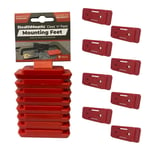 StealthMounts Toolbox Foot for Milwaukee Packout Tool Box System (8 Feet, RED)