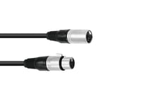 Omnitronic 30220761, Xlr (5-Pin), Hankoppling, Xlr (5-Pin), Honkoppling, 0,5 M, Svart