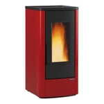 Extraflame 1285550 Poêle à Granulés 10kW Dahiana Plus 5.0 Bordeaux 5 Étoiles