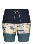 Nu Divided Semi Elastic 17" Badshorts Navy Rip Curl