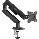 ONKRON Bras Articulé Écran PC 13-32 Pouces, jusqu'à 8 kg, Support Gaz Ressort VESA 75x75 & 100x100, Inclinable Pivotant Rotatif G45-B Noir