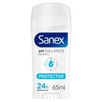 SANEX - Déodorant Stick Dermo Protector - Déodorant Femme/Homme - Efficace 24...