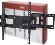 Support Mural Full Motion pour TV écran entre 81 cm et 165 cm (32"" à 65""), pivotable à 180 degrés, VESA 400 x 400, jusqu'à 35 kg de charge supportée, Noir