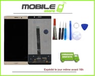 Vitre Tactile + ecran LCD Pour HUAWEI Mate 9 (MHA-L29)  gold/or + outils + Colle