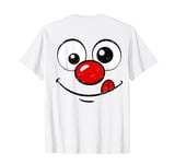 Retro Red Big Nose Funny Day Kids 2024 Print On Back Meme T-Shirt