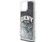 Apple Iphone 12 / 12 Pro Dkny Dėklas Liquid Glitter Big Logo (Dkhcp12mlbnaek) Juodos Spalvos