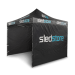 Teltsett Sledstore Easy-Up 3x3m inkl. Vegger