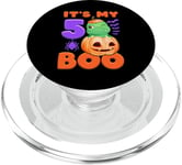 Halloween Birthday 5 year old, Dinosaur, It's my 5th Boo day PopSockets PopGrip for MagSafe