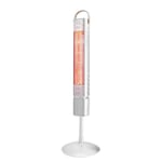 Dbtxwd 800W Electric Patio Heater,Infrared Heater Indoor/Outdoor Standing Heater Commercial/Residential