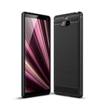 tectTech Sony Xperia 10 Plus TPU-skal Brushed, Svart