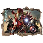 3D Avengers Iron Man klistermärken Iron Man väggklistermärken Marvel Iron