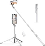 Perche À Selfie 150Cm, Perche Selfie Avec Télécommande Bluetooth Amovible, Perche Selfie Trepied Extensible Pour Iphone Et Android Enregistrement Vidéo Blogging Streaming En Direct[YIN145047]