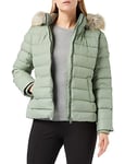 Tommy Jeans Women's Basic Down-Filled Jacket Winter, Green (Dusty Sage), XS