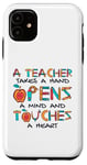 Coque pour iPhone 11 Teacher Takes A Hand Referendar Professeur Pédagogue Professeur