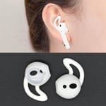 Silikon Earhooks for Apple AirPods Hvid