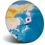 Awesome Fridge Magnet  - Japan World Map Flag  #45439