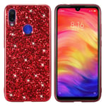 Xiaomi Glitter Redmi Note 7 / 7S Pro kotelot - Punainen