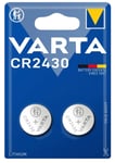 VARTA CR2430 Lithium Battery 3V 6430 x 2 "NEW & SEALED"  EXP 06/2033