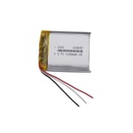 3.7V 1100mAh 4.07Wh Li Battery 103035 NTC Thermistor 3-Wires For GPS DashCam LED