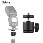 360 Swivel Mini Ball Head 1/4" Screw for Camera DSLR Tripod Ballhead Stand Mount