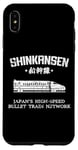 Coque pour iPhone XS Max Shinkansen Train à grande vitesse japonais Kanji Japon