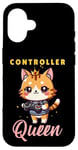 iPhone 16 Controller Queen Gaming Girl Tee Gamer Gamepad Kawaii Anime Case