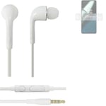 Headphones for OnePlus 11 headset in ear plug white