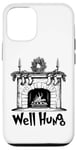 iPhone 12/12 Pro Well Hung Funny Adult Joke Stockings By Fireplace Christmas Case