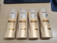 Dove Care + Visible Glow Self Tan Lotion Light To Medium 400ml X4 £18.99
