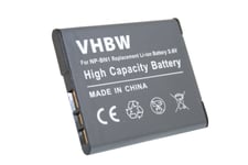 vhbw Li-Ion batterie 600mAh (3.6V) pour caméra Video Sony Cybershot DSC-W670, DSC-W690, DSC-W710, DSC-W730, DSC-W810, DSC-W830 comme Sony NP-BN1.