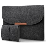 13.3 Laptop Sleeve Bag with Extra Storage Bag/Mouse Pouch Case Cover Briefcase