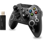 Manette Xbox One Manette de jeu sans fil 2.4G sans fil pour Xbox One / One S / One Elite / Xbox Series X / PS3 / PC (Noir)