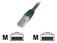 Digitus Premium - Patch-Kabel - Rj-45 (Hane) Till Rj-45 (Hane) - 0.5 M - Utp - Cat 5E - Startad - Svart