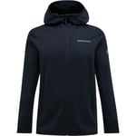 Peak Performance Light Zip Hettegenser Herre - Svart - str. 2XL