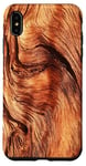 iPhone XS Max Realistic timber Grain Rustic Nature Design Patterns Retro Case