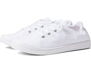 Roxy Femme Bayshore Chaussures de Sport à Enfiler Basket, Alliage Blanc Plus, 41 EU