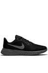 Nike Revolution 5 GS Baskets, Black Reflective Silver Gunsmoke Volt, 35.5 EU