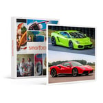 SMARTBOX - Coffret Cadeau Stage de pilotage multivolant : 2 tours en Lamborghini Gallardo et 2 tours en Ferrari 488 sur le circuit du Luc-Sport & Aventure