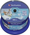 Verbatim 43438 DataLife Printable CD-R - 50 Pack Spindle 50 Pack Spindle -  (CD)