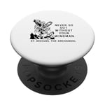 Never Go Out Without Your Wingman Christian Faith PopSockets Adhesive PopGrip