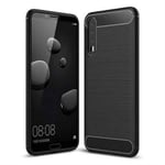 Carbon Fibre TPU Cover til Huawei P20 Pro - Black