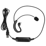 Ear Hook Headset USB Headphone Computer Notebook Accessory For Skype / QQ / Hot