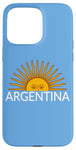 Coque pour iPhone 15 Pro Max Drapeau de l'Argentine - Soleil de l'Argentine - Maillot de sport